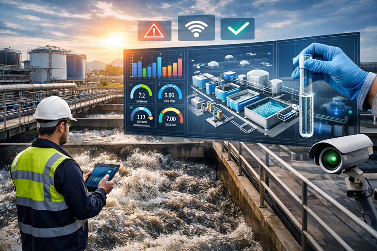 Monitoring and operational workflows for a treatment operator