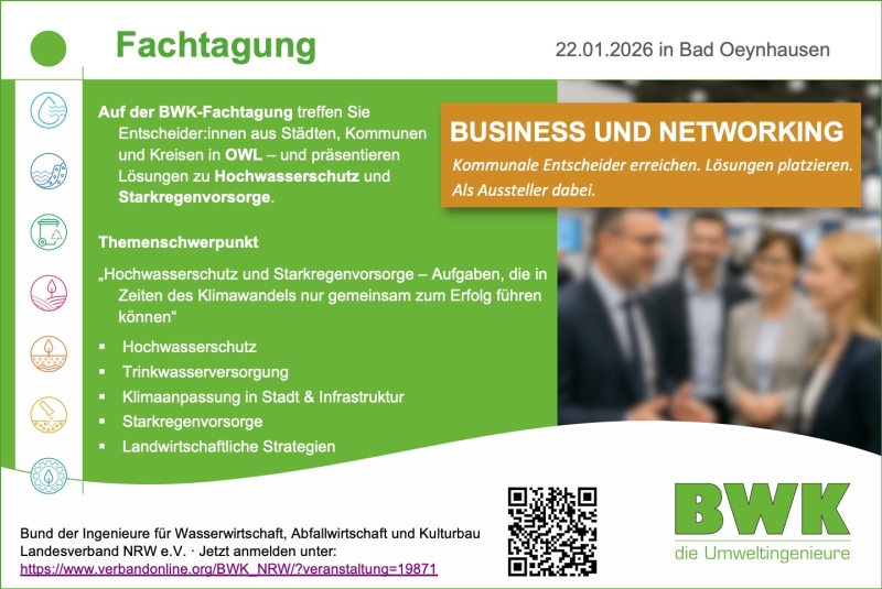 Teilnahme an der Fachtagung Hochwassermonitoring